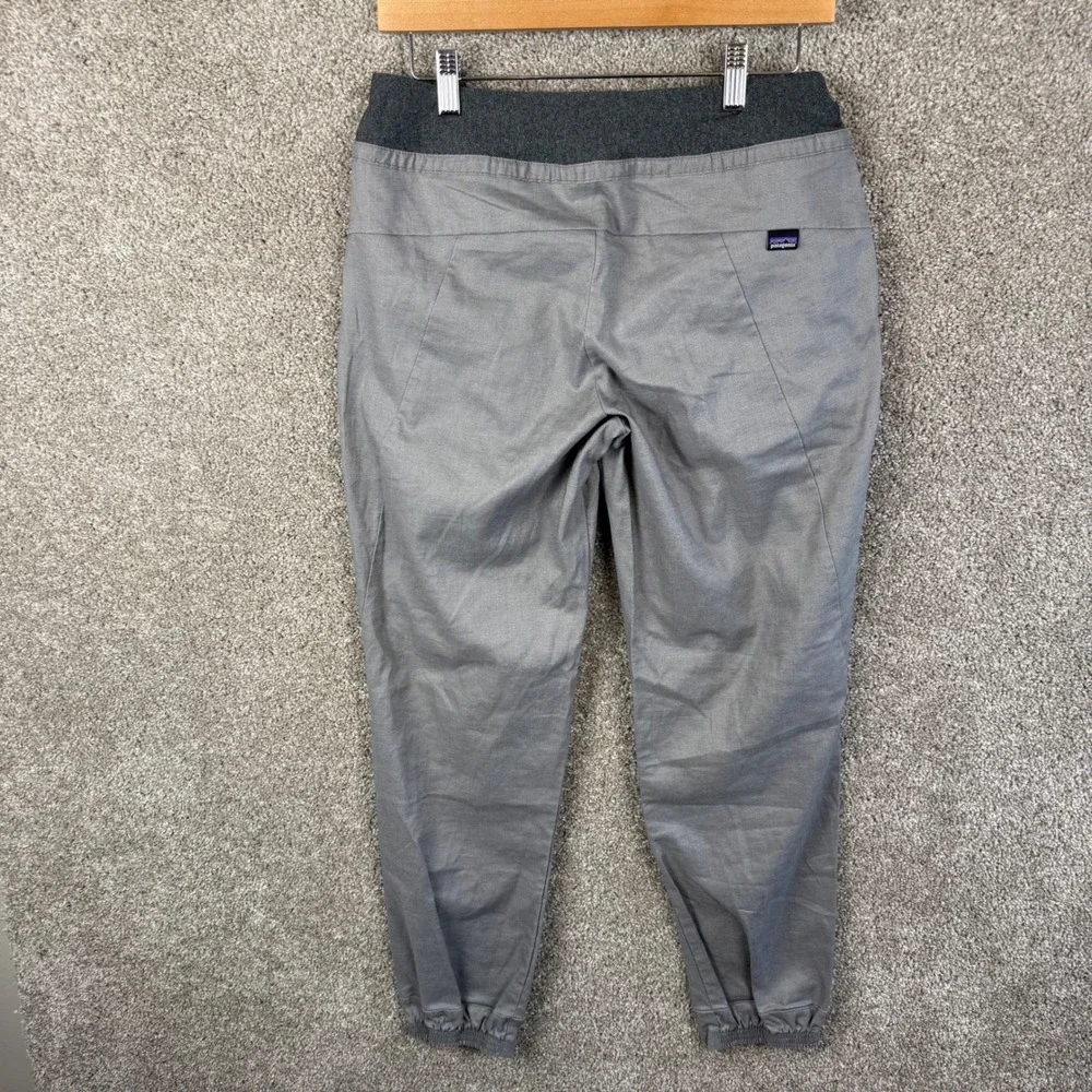 Patagonia Hampi Rock Pants Womens Small Feather Grey Hemp Climbing Joggers